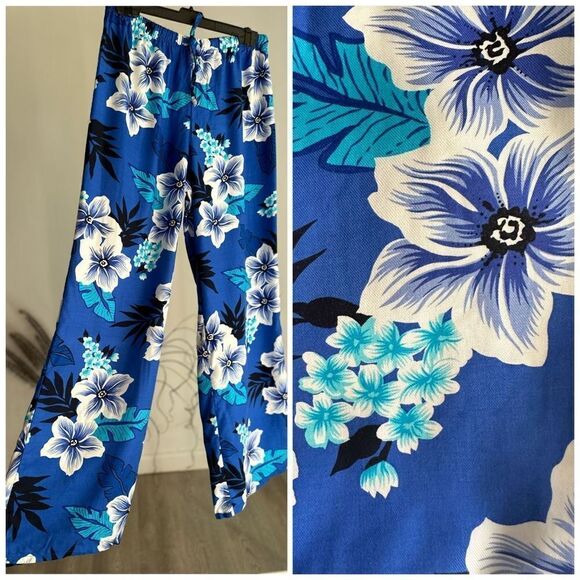 Classics by Jantzen Pants Floral Rayon Small NWOT - Picture 1 of 3